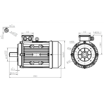 Silnik elektryczny 7,5kW 900 obr/min. 132B14